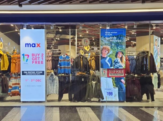 Max Fashion marks 17 years, 35 million customers, 480 stores in India